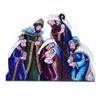 Folk Art Inspired 5-Piece Nativity Scene
