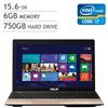 Asus K55A-QH71-CB, Bilingual Laptop, Intel® Core™ i7-3630QM