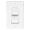 Leviton Decora SureSlide Dimmer with Preset Switch Single Pole 600W, 3 Pack, White