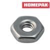 HOME PAK 25 Pack #10-24 Stainless Steel Hex Machine Nuts