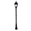 GAMASONIC 102" Black Imperial Solar Lamp, with Post
