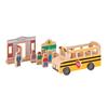 MELISSA & DOUG 10 Piece Wood School Bus Playset