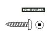 HOME BUILDER 100 Pack #8 x 5/8" Pan Head Socket Zinc Plated Tap Screws