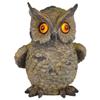 MOONRAYS 8" Owl with Blinking Eyes Solar Light