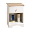 South Shore Summertime Collection Night Stand, Natural Maple & Pure White Finish