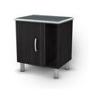 South Shore Cosmos Collection Night Stand - Black Onyx/Charcoal