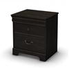 South Shore Quilliams Night Stand Ebony, Model # 3377060