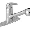 Waterpik® Chrome Single Handle Kitchen Faucet - with pullout sprayer