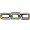 Stainless Steel Chain with Gold Tone 20"