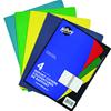 Report Covers, 4 pack assorted, 9-1/8 x 11-1/2