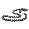 Miadora 9-10 mm Freshwater Black Pearl Necklace with Silver Ball Clasp, 18" Long