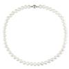 Miadora 8-9 mm White Freshwater Pearl Necklace, 18" in Length