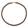 Miadora 7-7.5 mm Freshwater Brown Rice Pearl Necklace, 18 inches in length
