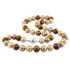Miadora 9-10 mm Freshwater Cultured Multi-Coloured Pearl Necklace with Silver Ball Clasp, 18”