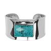 Sterling Silver Genuine Turquoise Bangle