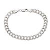 Sterling Silver Curb Link Chain Bracelet - 7¼"