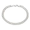 Sterling Silver Parallel Curb Bracelet - 7.25"
