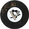 Autographed Puck Kris Letang Pittsburgh Penguins