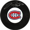 Autographed Puck P.K. Subban Montreal Canadiens