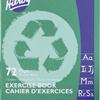 Recycled Stitched Exercise Books, 72 pages, 1/2 plain, 1/2 interlined, 9-1/8 x 7-1/8, 72 Page