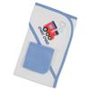 Gerber Terry Hooded Towel and Wash Cloth Set Blue