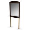 South Shore Logik Collection Mirror, Contemporary Style, Chocolate