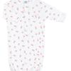 Infant Night Gown - girl - pink puppy print