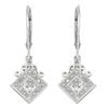 Diamond vintage earrings
