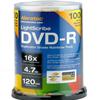 Aleratec DVD-R 16x LightScribe V1.2 Duplicator Grade Rainbow 100-Pack