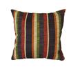 2 Pack. Decorative 16" Throw cushion, Allard Onyx Stripe