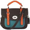 Pixie Mood Tablet Satchel Bag (STE-BG) - Brown / Orange / Teal