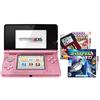 Nintendo 3DS with Starfox 64 3D and Crosswords Plus - Pink