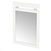 South Shore Sparkling Collection Vertical Mirror - Pure White