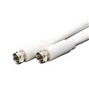 Digiwave 100-Ft RG6 Coaxial Cable with F connector-60% Braid(White)