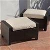 RST Outdoor Deco Collection Two Club Ottomans