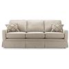 'Durham' Collection Large Skirted Sofa
