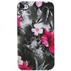 Exian iPhone 4/4S Cell Phone Case (4G160) - Black/Pink