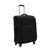 Delsey Spinner 24" 4-Wheeled Spinner Luggage (23681BK24VP) - Black