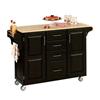 Create a Cart Large Black Create A Cart With Wood Top