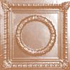Shanko 2 Feet x 2 Feet Copper Plated Steel Lay-In Ceiling Tile Design Repeat Every 24 Inches