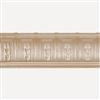 Shanko Brass Plated Steel Cornice 8-3/4 Inches Projection x 8-3/4 Inches Deep x 4 Feet Long