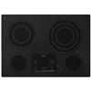 Whirlpool Gold 30 Inch Electric Ceramic Glass Cooktop with 12 Inch/9 Inch/6 Inch Triple Radian...