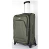 Via Rail Canada 24.5" 4-Wheeled Spinner Luggage (V6524G) - Olive