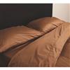 Maholi Maxwell Collection Combed Egyptian Cotton King Size Sheet Set - Chocolate