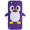Exian iPod touch 5th Gen Penguin Soft Shell Case (5T010) - Purple