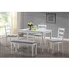 Monarch Transitional 5-Piece Dining Set (I 1210) - White