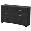 South Shore Step One Collection 6-Drawer Double Dresser (3137010) - Grey Oak