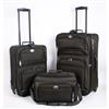 Overland 3-Piece Wheeled Expandable Luggage Set (V7373) - Green