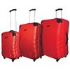IT Luggage 3-Piece 4-Wheeled Spinner Expandable Luggage Set (LH1303) - Red