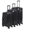 Mancini 3-Piece 8-Wheeled Spinner Suitcase Set (LPC130) - Black